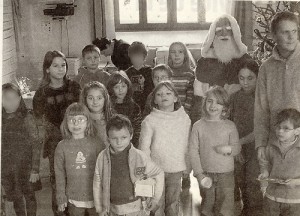 Le Père Noël à l'école !
